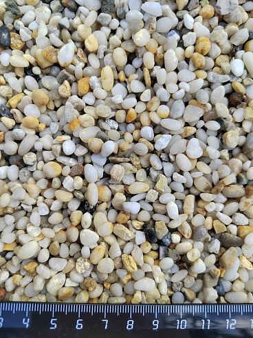 фото Галька крымская жемчужная фр. 3-5 мм. купить в Петрозаводске  в интернет-портале КАМЕНЬ КЛУБ