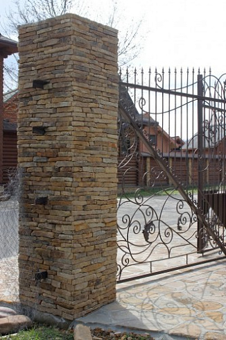 Kamenclub.ru: Песчаник (хворост) art PSG-5-06  купить в Петрозаводске    1 900 руб/кв.м   фото КАМЕНЬ КЛУБ