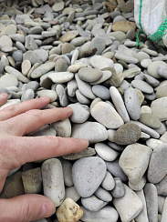 Галька черноморская фр. 40-70 мм.  купить в Петрозаводске фото Камень Клуб