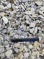 Галька черноморская фр. 20-40 мм.  купить в Петрозаводске фото Камень Клуб