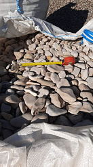 Галька каспийская фр. 40-70 мм.  купить в Петрозаводске фото Камень Клуб