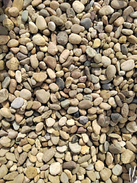 Kamenclub.ru: Галька речная окат рыжая фр. 20-40 мм. купить  в Петрозаводске галька речная окатанная рыжая желтая серая округлая речная галька 5000 руб/т   фото КАМЕНЬ КЛУБ