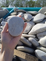 Галька черноморская фр. 100-150 мм.  купить в Петрозаводске фото Камень Клуб