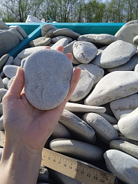 Галька черноморская фр. 100-150 мм.  купить в Петрозаводске фото Камень Клуб