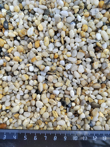 фото Галька крымская жемчужная фр. 3-5 мм. купить в Петрозаводске  в интернет-портале КАМЕНЬ КЛУБ