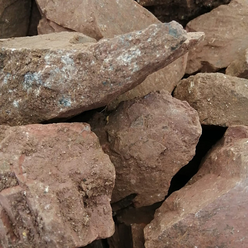 фото Яшма красная  (фр. 70-100 мм)  купить в Петрозаводске в интернет-портале КАМЕНЬ КЛУБ