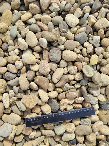 Kamenclub.ru: Галька речная окат рыжая фр. 20-40 мм. купить  в Петрозаводске галька речная окатанная рыжая желтая серая округлая речная галька 5000 руб/т   фото КАМЕНЬ КЛУБ