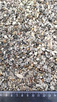 Галька черноморская фр. 3-5 мм.  купить в Петрозаводске фото Камень Клуб