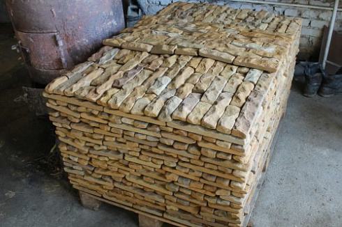 Kamenclub.ru: Песчаник (плитка) art PSG-5-02  купить в Петрозаводске    2400 руб/кв.м   фото КАМЕНЬ КЛУБ