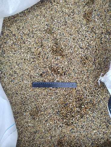 Галька речная окат (рыжая) фр.3-5 мм купить в Петрозаводске 