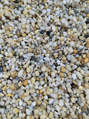 фото Галька крымская жемчужная фр. 3-5 мм. купить в Петрозаводске  в интернет-портале КАМЕНЬ КЛУБ
