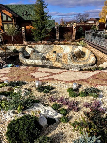 Kamenclub.ru: Песчаник брусчатка (Готика) art PSK-L-01  купить в Петрозаводске    2600 руб/кв.м    фото КАМЕНЬ КЛУБ