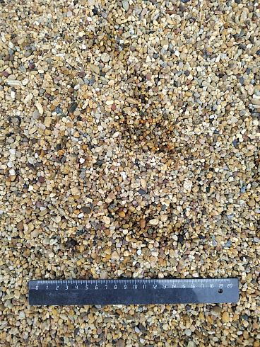 Галька речная окат (рыжая) фр.3-5 мм купить в Петрозаводске 