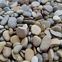 Галька каспийская фр. 3-10 мм.  купить в Петрозаводске фото Камень Клуб