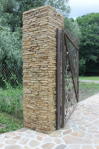 Kamenclub.ru: Песчаник (хворост) art PSG-5-06  купить в Петрозаводске    1 900 руб/кв.м   фото КАМЕНЬ КЛУБ