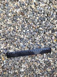 Галька крымская прибрежная фр. 5-10 мм.  купить в Петрозаводске фото Камень Клуб